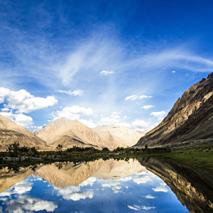 The rugged Nubra Valley